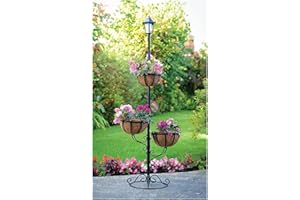 MASONS & JONES New STOCK Solar Powered 3 Tier Flower Stylish Planter
