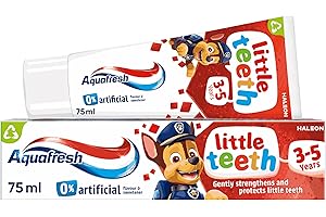 Aquafresh Paw Patrol Little Teeth 3-5 years, Kids toothpaste, Gently Strengthens and Protects Little Teeth, 75ml