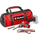 Einhell Ak&uuml;l&uuml; Bant Eğe TE-BF 18 Li-Solo 4461000 | PXC | 18 V | 1.700 m/dk | 2 adet taşlama kolu (9 mm ve 13 mm) | 90&deg; ayarlan