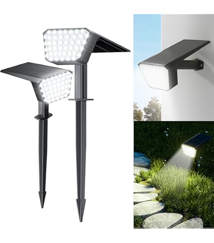 6 Faretti Solari A LED Da Esterno Nipify | 75 LED Ciascuno | 4 Modalità | Impermeabili | Per Giardino E Cortile - Foto 11