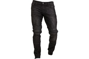Rider Protec® Mens Motorcycle Jeans Denim Pants Motorbike Trousers Biker Jeans Stretch Aramid Protection Lining
