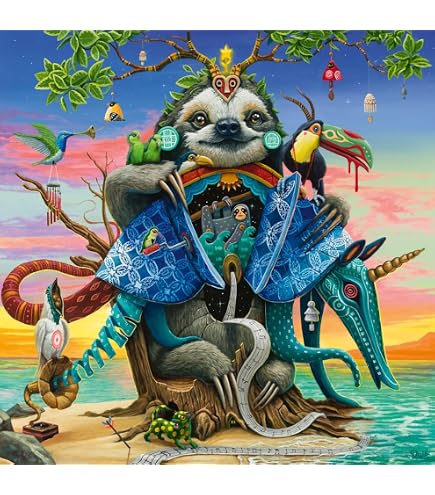 Ravensburger Puzzle Borreal 500 Pièces – Léopard Des Neiges, Qualité Supérieure, Carton Épais, 46x46 Cm – Pour Adultes Et Enfants Dès 14 Ans, Cadeau Idéal