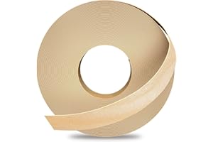 GSCIT Club Birch Edge Banding, 26mm x 7.6m roll of Wood Veneer Edge Banding Pre-glued Flexible, Real Wood Tape Banding for Cabinet Repair Furniture Restoration