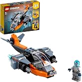 LEGO Creator 3&rsquo;&uuml; 1 Arada Siber İnsansız Hava Aracı 31111-6 Yaş ve &Uuml;zeri &Ccedil;ocuklar İ&ccedil;in Siber İnsansız Hava Aracı, Siber Robot 