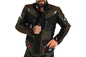 Mycl Turell TransAlpin HighPro 2in1 Motorradjacke Herren mit Protektoren - All Season Motorrad Jacke - Fidlock Magnetverschluss - CE AA Sympatex wasserdicht - Sicher & Komfortabel