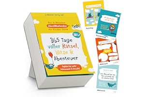 6-Minuten Abreisskalender 2026 Kinder – 365 Tage Spiel, Spaß, Rätsel & Achtsamkeit – pädagogisch wertvoller Kinder Kalender – zum Aufstellen oder Aufhängen