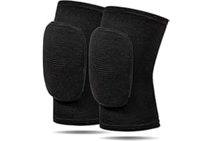 RYBTB Volleyball Knee Pads for Dancers, Soft Breathable Knee Pads for Men Women Kids Knees Protective, Knee Brace for Volleyball Football Dance Yoga Tennis Running Cycling Workout (Small-Black)