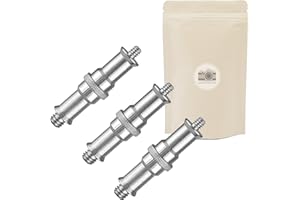 ADAPTOUT X3 Spigot Metal 1/4 3/8 Flash Flash Standard Studio Adapter Kodak Congress Universal Projector Support