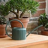 CKB LTD® Small 1.1L Indoor Watering Can - Chalk Coloured Galvanised Powder Coated Steel - For Houseplants Contemporary Metal 