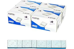 ‎STIX Stix Automotive Equipment Abrisskante 24KG Kleberiegel 400 St. 5+10g/60g Zink Wucht Gewicht Verzinkt Felgen Alufelgen