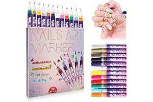 2026 nya 12 färger 3D nagellackspenna set, nagelspets nagelkonst skönhet dekorera manikyrverktyg