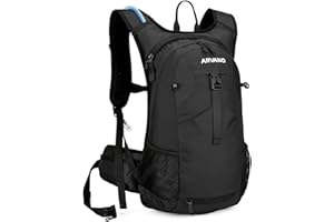 Arvano Mochila de hidratación con Bolsa de Agua 2L, Mochila vejiga de Agua térmico para Bicicleta Montaña, Ciclismo, Esquí, Senderismo, Ligero Bolsa de Deportes
