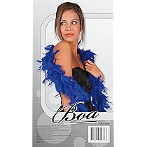Federboa 1,80 M Blau - Faschingszubehör Für Karneval & Partys