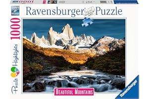 Ravensburger Puzzle - Fitz Roy, Patagonien - 1000 Teile Puzzle, Beautiful Mountains Collection, für Erwachsene und Kinder ab 14 Jahren: Beautiful Mountains