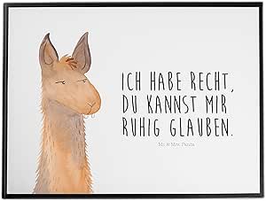 Mr Mrs Panda Buro Unterlage Schreibtischunterlage Lamakopf Genervt Mit Spruch Farbe Weiss Amazon De Burobedarf Schreibwaren
