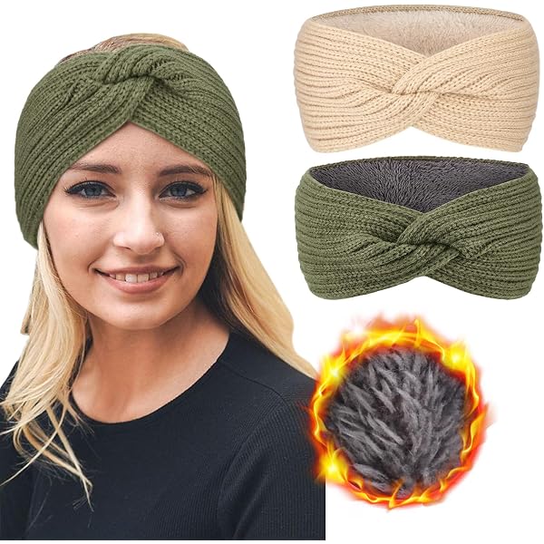 4er-Set Winter-Stirnbänder Für Damen – Elastisch, Wärmend, In 4 Farben Für Outdoor-Sport