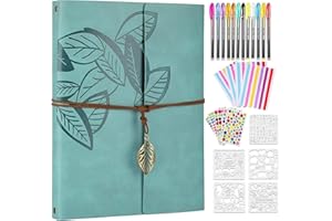 ZEEYUAN Photo Album Black Pages DIY Memory Book Scrapbook Set as Gifts for Girlfriend Boyfriend Partner