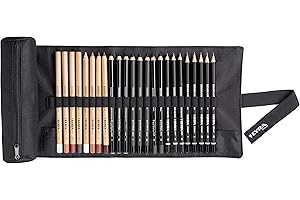 LYRA Rembrandt Art Specials, Lápices de Esbozo para Bellas Artes, Rollo de Esbozo, lápices surtidos, 24 unidades