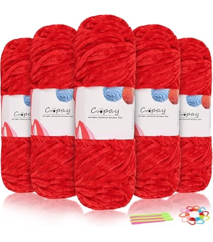 Himalaya Velvet Micro-polyester breiwol, 5 x 100 gram, fluweelachtige babywol, 500 gram wol (goud 90030