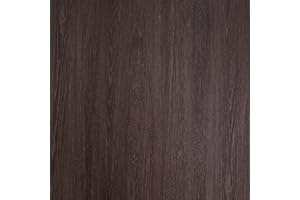 TOTIO Samoprzylepna tapeta o wyglądzie słojów drewna, folia samoprzylepna 3D, imitacja słojów, ciemny brąz, 40 cm x 9 m, z przepływem powietrza, matowa, pogrubiona, folia winylowa do kuchni, łazienki,