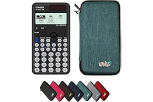 Casio fx-85GT CW including a WYNGS protective case in Turquoise - Basic Set