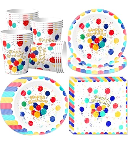 Kit Party Tavola Battesimo per 24 persone (112 pezzi: 24 piatti 23cm, 24 piatti 18cm, 24 bicchieri 200ml, 40 tovaglioli 33x33cm) in carta composta | Leroy Merlin