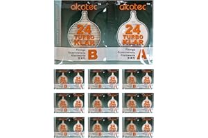 AlcoTec HUGBERT Turbo Klar 24h Klärmittel Schönung Vodka Alkohol Schnaps Wein Bier, 10 Stück