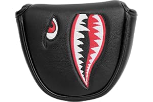 SHABIER Copritesta per mazza da golf con squalo tigre per mazze da golf