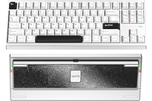 CutiePcs WOBKEY Crush 80 Reboot CNC aluminiowa klawiatura mechaniczna, magnetyczna konstrukcja z zaczepem kulkowym, łączność potrójna, przełączniki HMX Frost (Lite) / Kailh Cocoa Switches (Pro) (Pro