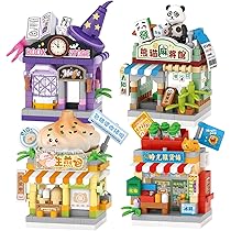 MEIEST Set Di Mattoncini Mini Panetteria – 400 Pezzi – Modello Architettura Cittadina Street View – Giocattolo Da Costruzione E Decorazione Casa - 4