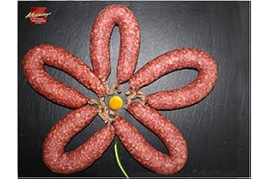 MEININGER DIE THÜRINGER TRADITIONSFLEISCHEREI Wurst aus Meiningen I Thüringer Salami luftgetrocknet I 5x 200g I Air-Dried Sausages