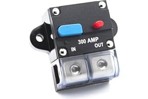 Adapter Universe 300 A Automatische Sicherung Automatik Schalter 12 V / 24 V Spritzwasserschutz für Auto Boot Motorrad usw