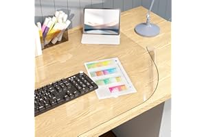 BLESWIN Sous-Main De Bureau Clair-Tapis De Protection Multifonctionnel Pour Le Bureau - Surface Absorbant Les Chocs Pour Les Appareils Lourds, Pliable Et Portable (60 * 43Cm)