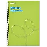 ADDITIO - APPUNTO Music Notebooks Adapted to all ages and learning processes 12 staves of 9 mm Squared pages 40 pages A4 Spir