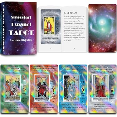 Baraja De Tarot Clásico Para Principiantes – Juego De Adivinación Con Guía, Portátil, Ideal Para Fiestas Y Regalos