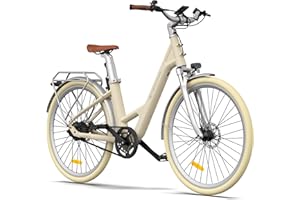 A DECE OASIS Ado Air28Pro Bicicleta Eléctrica, 28" Ebike, Motor BAFANG, Transmisión por Correa, Pantalla LCD, Modo Eco y Modo Sport, App, Extraíble Batería Alcance de 100 KM