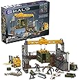 MEGA Halo Infinite Building Toys Set, Floodgate Firefight with 634 Pieces, 4 Micro Action Figures, Poseable Articulation, Accessories, Kids or Adult, HNC59