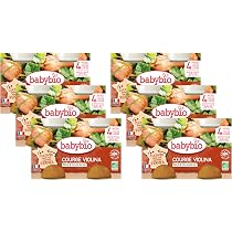 Babybio Petits Pois Pomme De Terre 260g - Lot De 6 Pots Bio Pour Bébé - Sans Allergènes