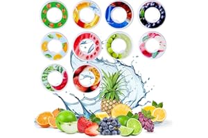 GENERIC 10 Pcs Flavour Pods Pack for Air Water Bottle-Flavour Pods Pack Water Bottle Pod Set Pack Fruit Scented Pod Flavour Pods Scented for Flavouring Sugar-Free, Calorie-Free, Fruit-Scented