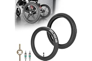 WEIYINGSI Pneus et chambres à air arrière 16 × 1,75 compatibles avec les modèles de jogging à 3 roues (poussettes simples et doubles) y compris Revolution SE/Pro/Flex/SU/Ironman