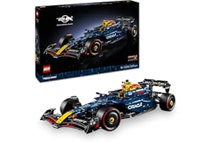 LEGO Technic Coche Oracle Red Bull Racing RB20 F1 Kit de Construcción para Adultos, Maqueta de Coche de Carreras de Fórmula 1 a Escala 1:8 con Motor V6, Regalo para Hombres y Mujeres 42206