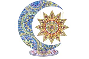 AZURAOKEY Kit for pittura a diamante, albero di Natale con diamanti, a forma di speciale mosaico a forma di mosaico a tema natalizio con strass ricamati, decorazioni for la casa