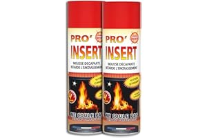 Fulgator - Entretien Feux - Pro Insert - Super Nettoyant Vitres Insert et Plaques Vitroceram - 500 ml - Lot de 2