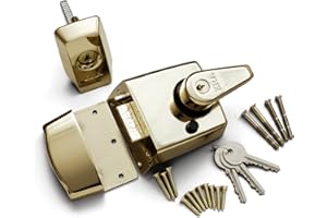 ERA 1930-31 60mm Maximum Security BS Nightlatch with Brass Effect Body, Bronze