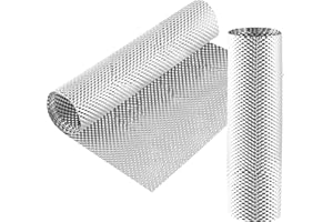 KINGHON Embossed Aluminum Heat Shield, 200cm x 40cm Exhaust Heat Shield Automotive for Muffler Exhaust Wrap, Heat Barrier,Car Exhaust Sheet