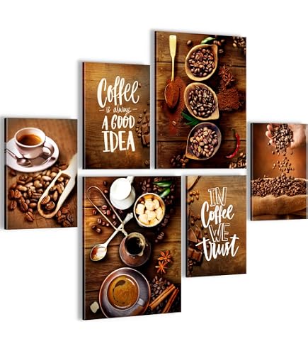Novart Quadro Furgone Van Gogh - Poster Su Tela 110g - Moderno Caffè Terrazza - Pronto Da Appendere, Made In Germany - copertina