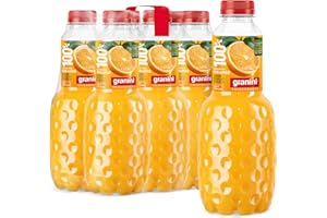 ‎GRANINI granini Trinkgenuss Orange (6 x 1l), 100% Frucht, Orangensaft-Konzentrat, vegan, natürlich, mit Pfand