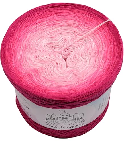 Farbverlaufsgarn Hexenglut - 4fach Bobbel Wolle Zum Häkeln & Stricken