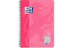 Oxford 400086487 Zeszyt Szkolny, Różowy, B5, 80 Arkuszy, 90 g/m²