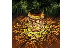 UXORSN Birthday Gifts for Women Hummingbird Solar Lanterns Garden Ornaments Outdoor Waterproof Decoration Lights Unique Mother's Day Gift Presents for Mum Grandma Hanging Lantern for Garden Patio Lawn